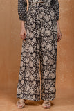 Lunar Reflection Pure Cotton Printed Flared Pants For Women Online