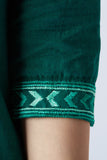 Okhai 'Shamrock' Hand Embroidered Pure Cotton Wrap Dress | Relove