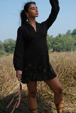 Okhai 'Midnight Star' Pure Cotton Hand Embroidered Dress | Relove