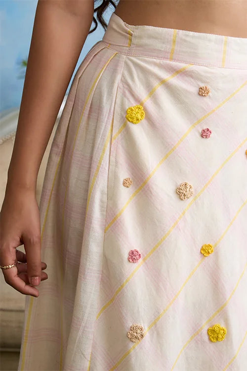 Okhai "Susan" Cotton Handloom Wrap Skirt