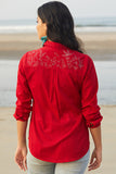Okhai 'Rapt' Hand Embroidered Pure Cotton Shirt | Rescue
