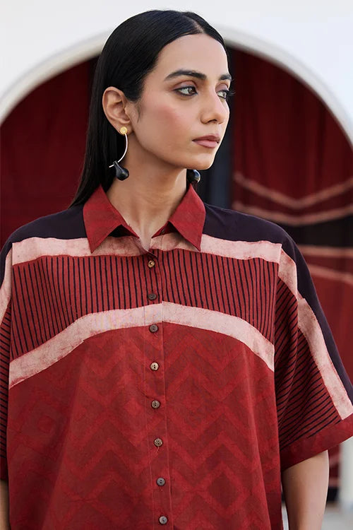 Okhai "Maddar" Cotton Ajrakh Shirt