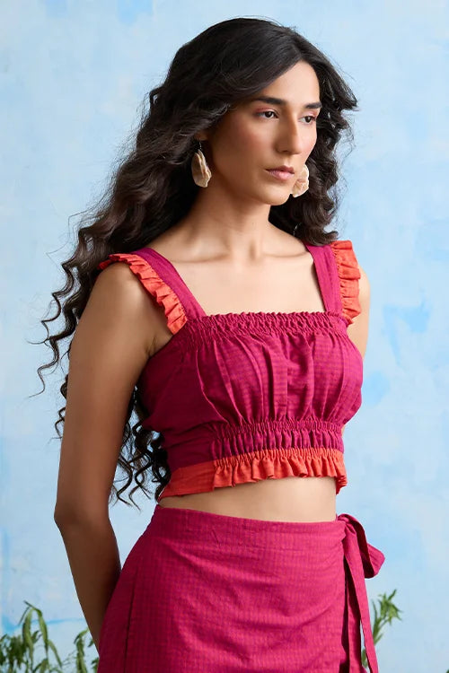Okhai "Honeyflower" Cotton Sleeveless Top