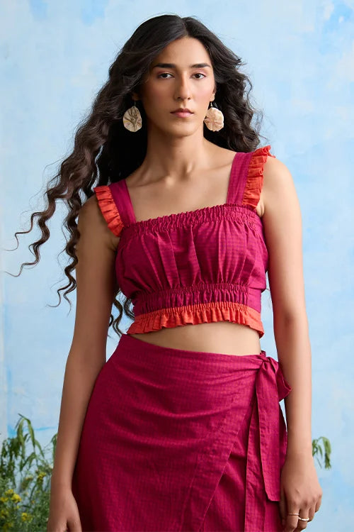 Okhai "Honeyflower" Cotton Sleeveless Top