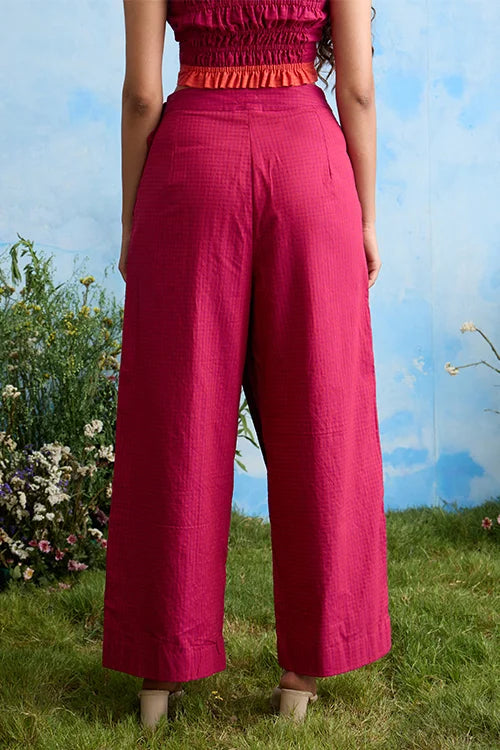 Okhai "Jade Vine" Cotton Wrap Pants