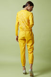 Okhai 'Sunday' Hand Embroidered Pure Cotton Bomber Jacket Pant Set | Rescue