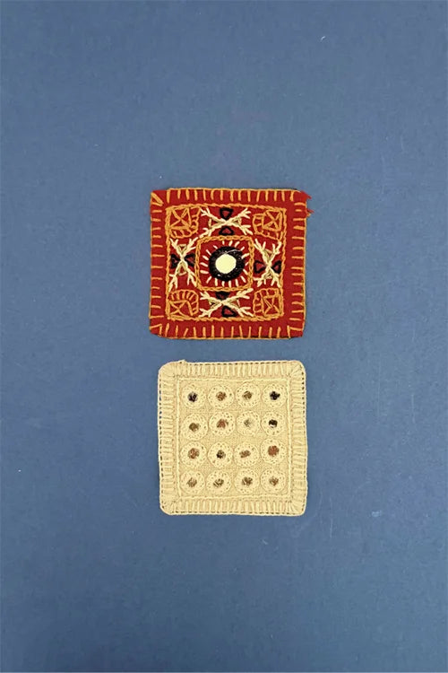 Okhai "Autumn" Hand Embroidered Fridge Magnet (Set of 2)