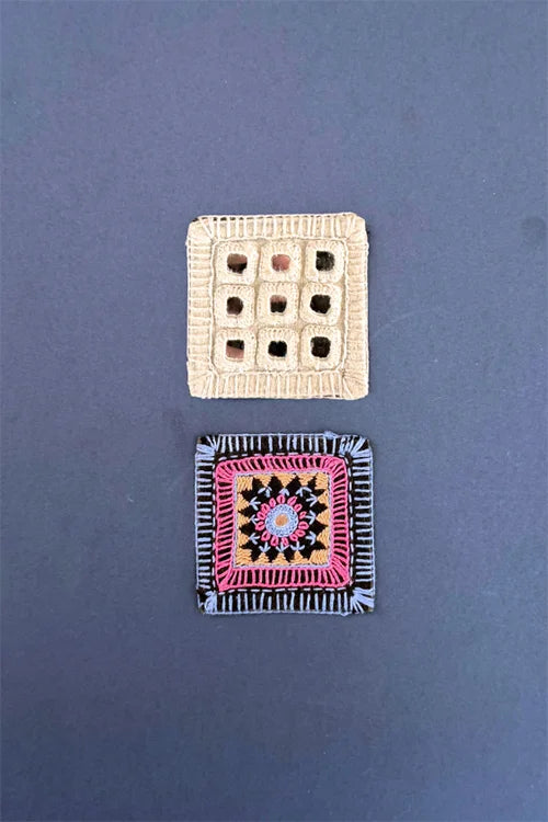 Okhai "Dream" Hand Embroidered Fridge Magnet (Set of 2)