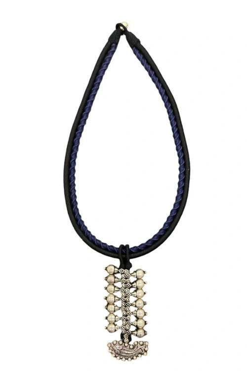 Mayabazaar 'Statement' Handknotted Jarna Necklace