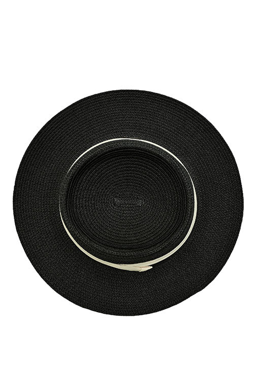 Myaraa Black Pork Pie Hat