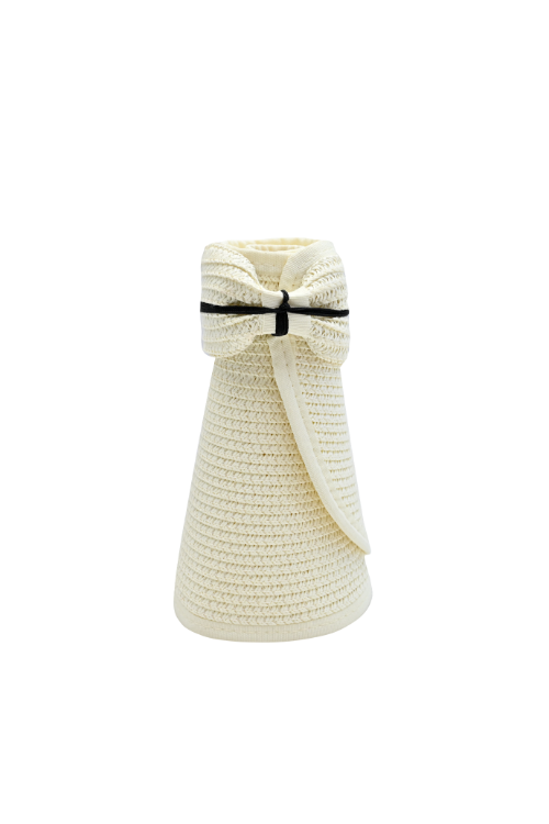 Myaraa Orchid White Zippi Visor Hat