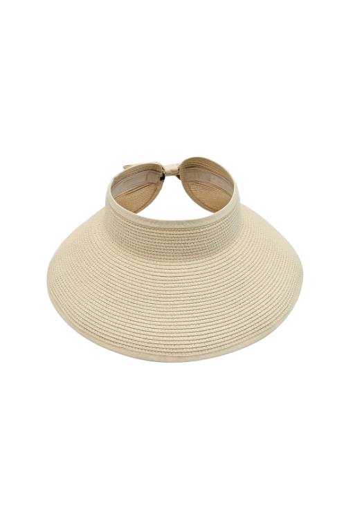 Myaraa Beige Zippi Visor Hat