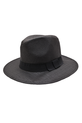 Myaraa Black Panama Hat