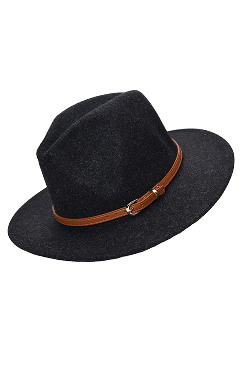 Myaraa Black Sicily Panama Hat