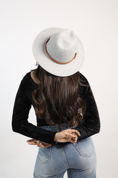 Myaraa Grey Sicily Panama Hat