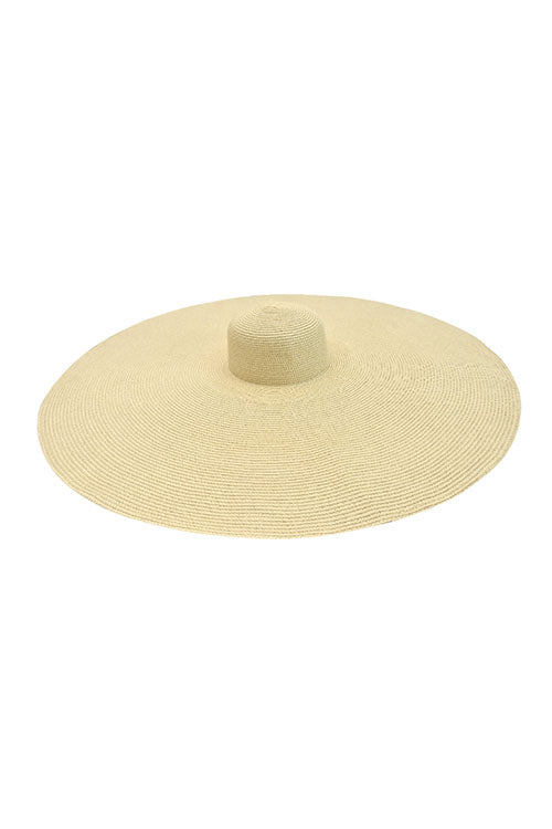 Myaraa Beige Oversized Floppy Hat