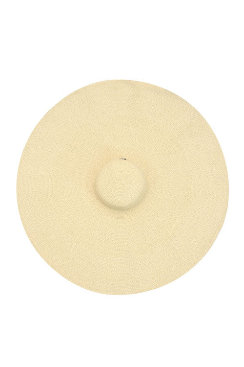 Myaraa Beige Oversized Floppy Hat