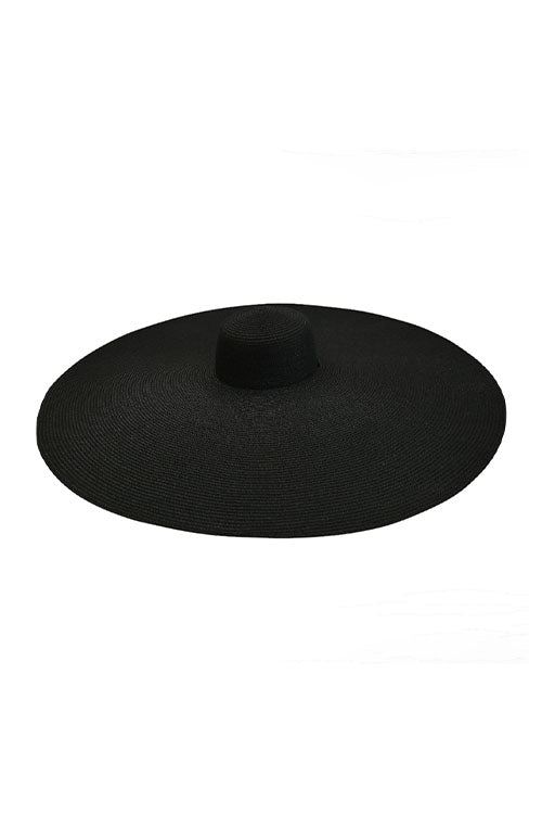 Myaraa Black Oversized Floppy Hat