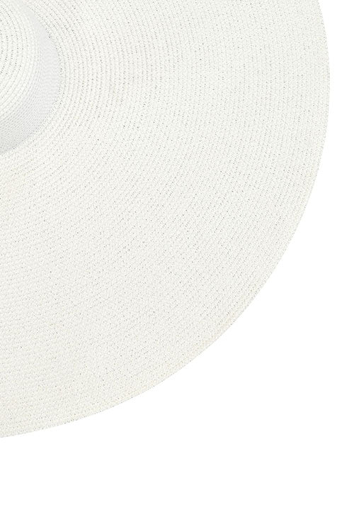 Myaraa White Oversized Floppy Hat