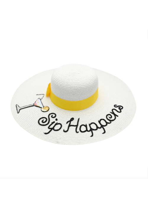 Myaraa Sip Happens Floppy Hat