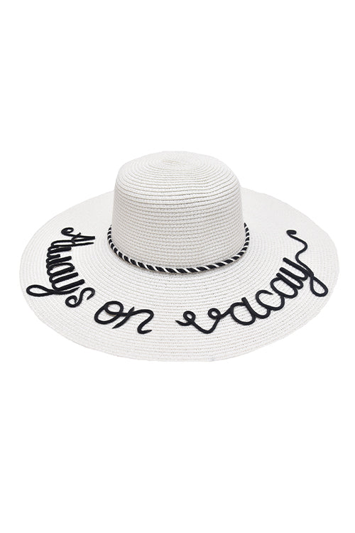 Myaraa Always on vacay String Bow Floppy Hat