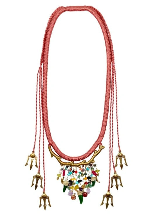 Mayabazaar "Statement" Handkwrapped Poseidon Necklace
