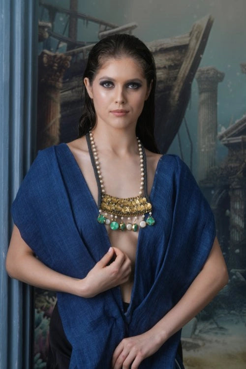 Mayabazaar "Statement"Handwrapped Necklace Rhea