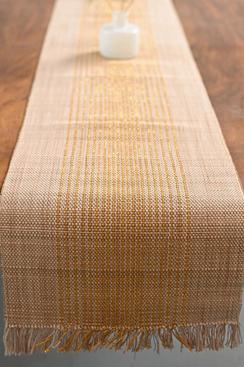 Kadam Haat "Zari" Handcrafted Madurkathi Runner