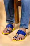 Men Colorful Comfort: Classic Kolhapuri Chappals Tailored For Men Of Style