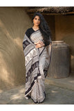 Exclusive Bagh Hand Block Printed Cotton Saree - Floral Appeal