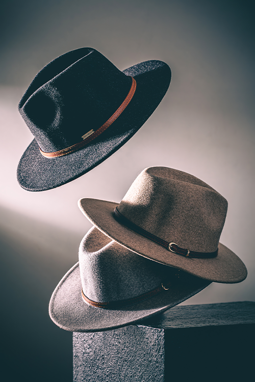 Myaraa Black Sicily Panama Hat