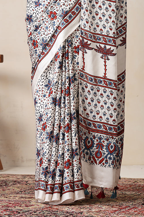 Jahangir Khatri - Bagru Ajrakh Modal Saree
