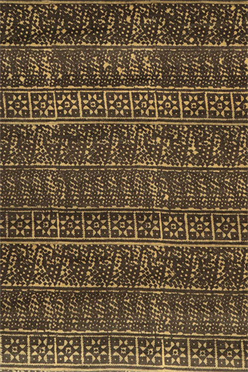 Creative Bee Natural Dye Block Print Cotton Fabric x 0.50 Meter