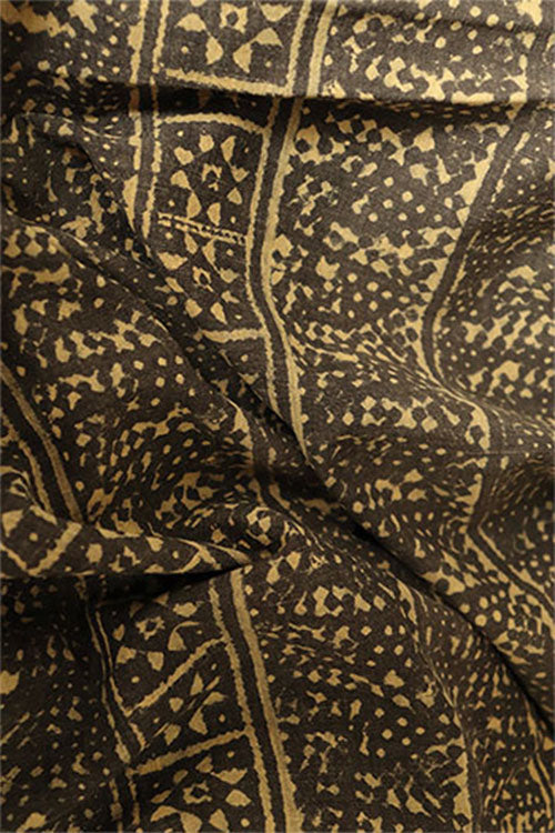 Creative Bee Natural Dye Block Print Cotton Fabric x 0.50 Meter