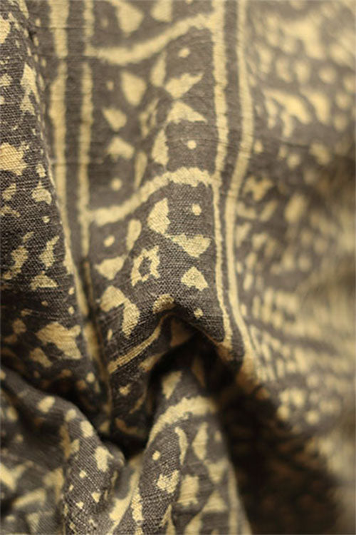 Creative Bee Natural Dye Block Print Cotton Fabric x 0.50 Meter