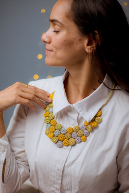 Samoolam Handmade Zuri Necklace ~ Gold