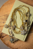 Samoolam Ornate Shimmer Tassels Necklace