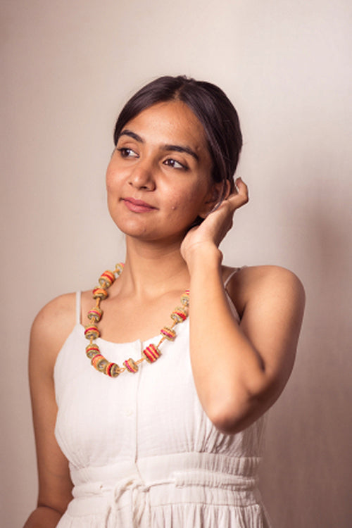 Samoolam Gulnaar Jhilmil - Tikkis Necklace