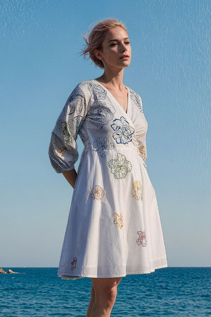 Okhai 'Delilah' Hand Embroidered and Mirrorwork Dress