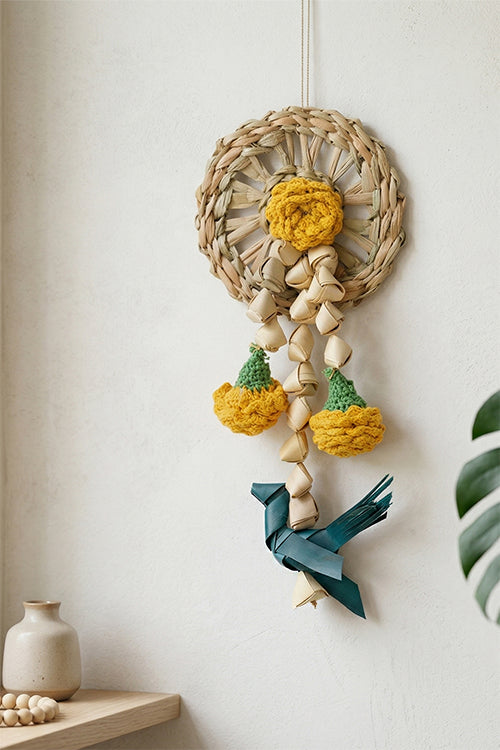 Greenkraft Vihang Handcrafted Chamba Hanging - Set Of 2