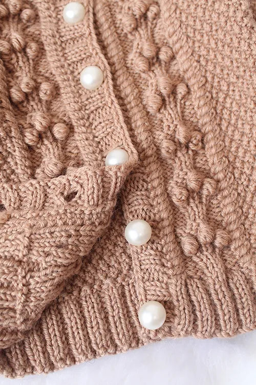 Ajoobaa Handknitted "Selfdesign" Merino Sweater - Beige
