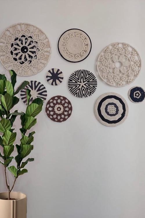 House Of Macrame "Navratna" Loops Wall-Hanging