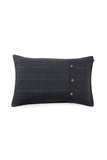 Cotton Black Hand Woven Pillow Cover