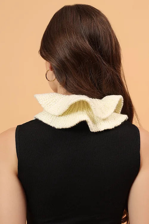Ajoobaa "Ruffled Cowl" Merino Neckwarmer