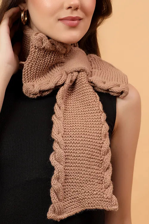 Ajoobaa "Cable Knit" Merino Neckwarmer