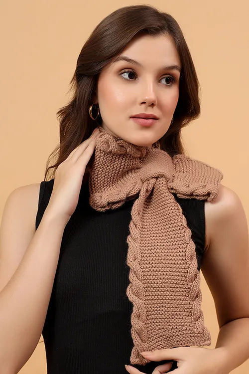 Ajoobaa "Cable Knit" Merino Neckwarmer