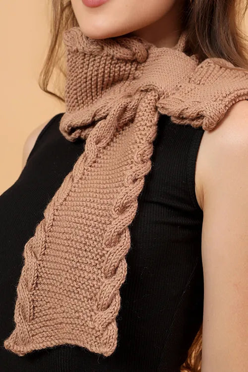 Ajoobaa "Cable Knit" Merino Neckwarmer