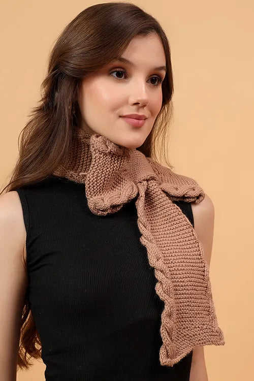 Ajoobaa "Cable Knit" Merino Neckwarmer