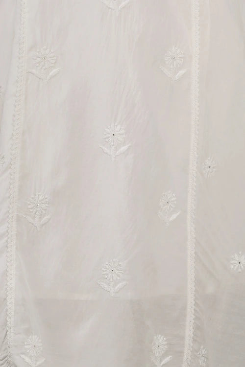 Phae Grace Pearl White Kurta