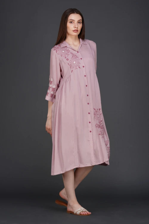 Phae Nima Dusty Pink Dress